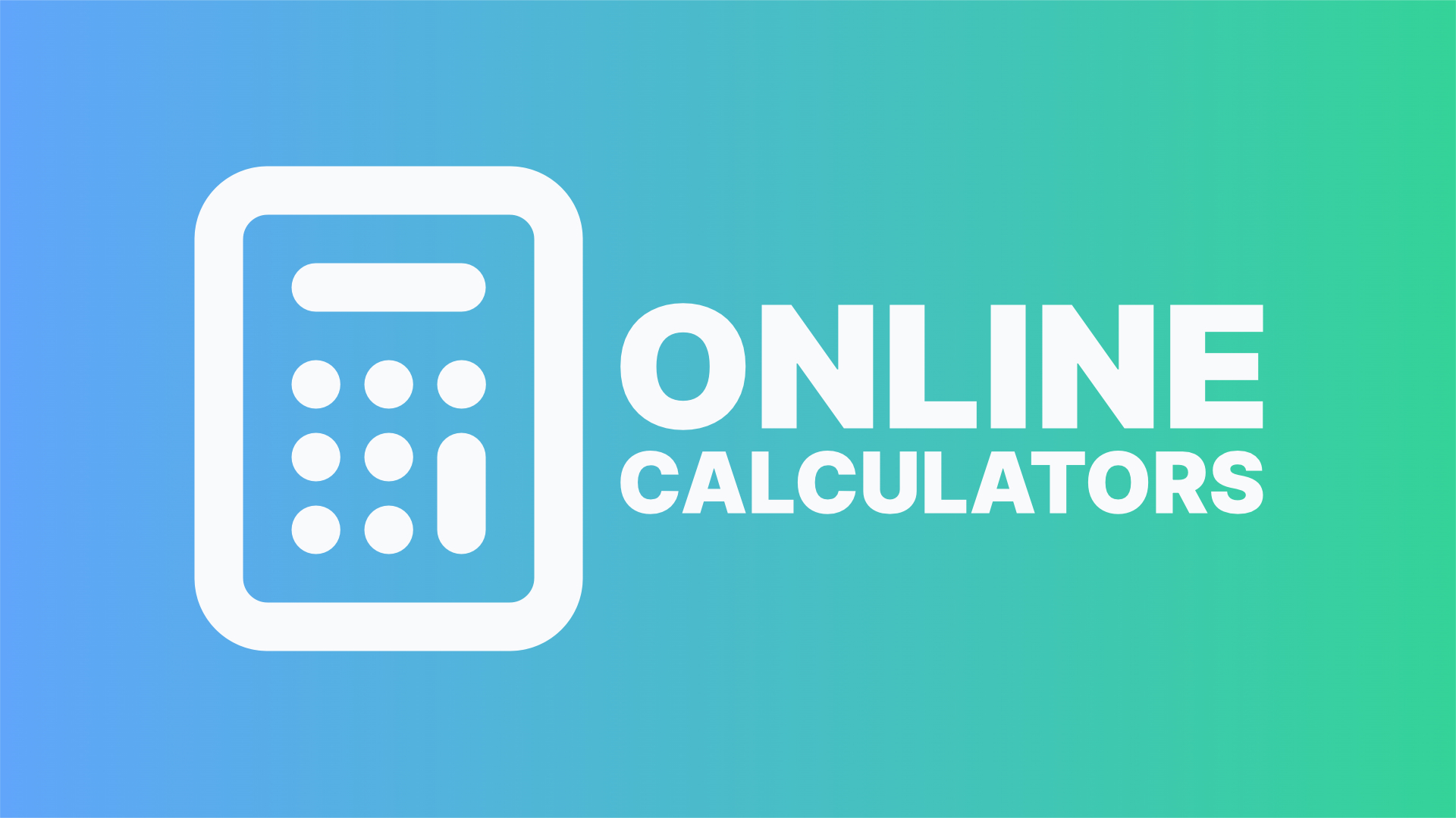 Online calculator